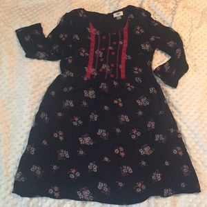 Old Navy black floral women’s dress